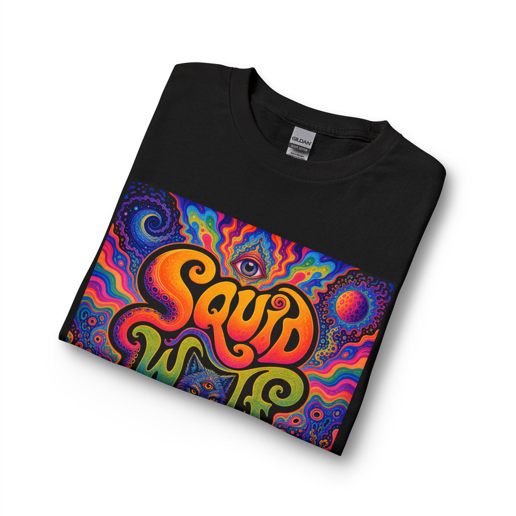 Psychedelic "Squid Wolf" Long Sleeve Shirt