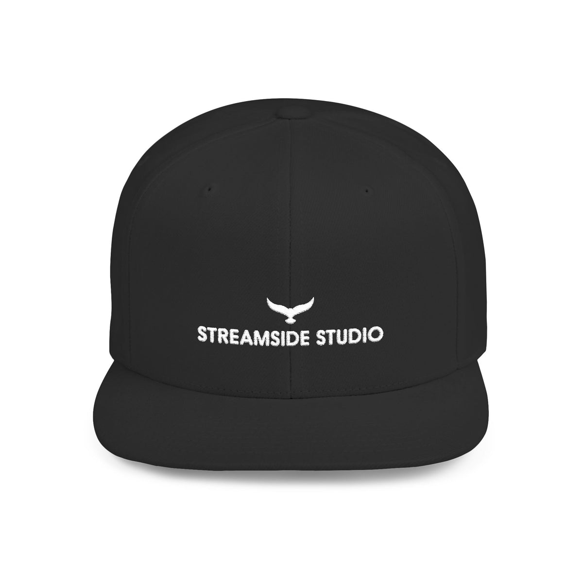 Snapback Hat — Streamside Studio Logo Flat Bill Cap