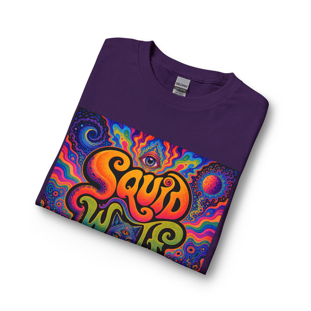 Psychedelic "Squid Wolf" Long Sleeve Shirt